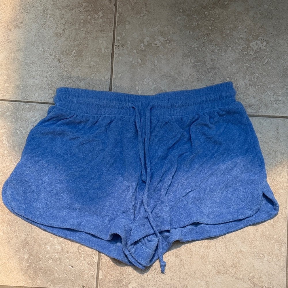 Women's Terry Shorts in Vibrant Blue